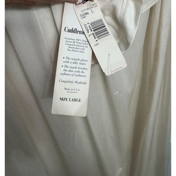 Shadow Line Women's Nightgown Large Vintage New Old Stock Long Sleeve Tall - Picture 4 of 7